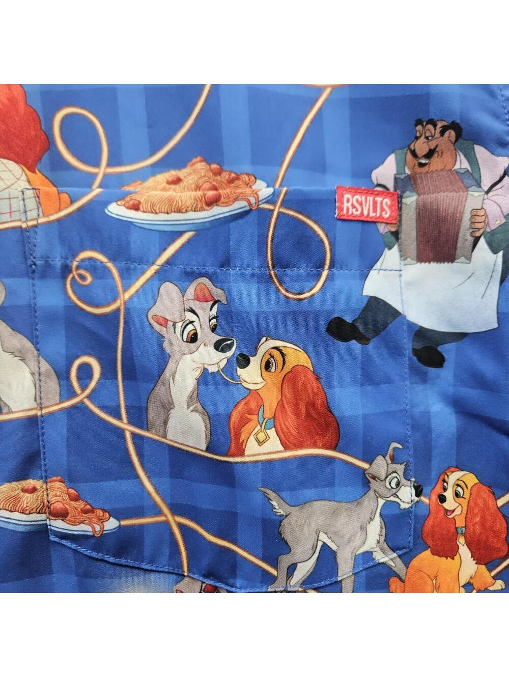 RSVLTS X Disney Shirt Lady and the Tramp Men Medium New W Tags - Picture 3 of 15